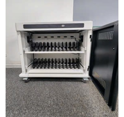 Tủ chứa thiết bị hiển thị tương tác có chức năng sạc pin, theo dõi nhiệt độ và độ ẩm Tủ chứa thiết bị hiển thị tương tác có chức năng sạc pin, theo dõi nhiệt độ và độ ẩm